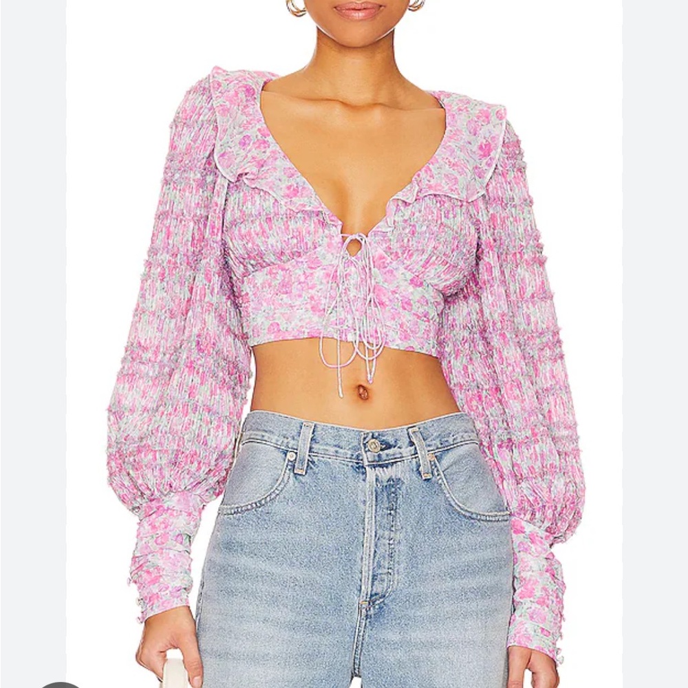 For Love & Lemons Saylor Blouse